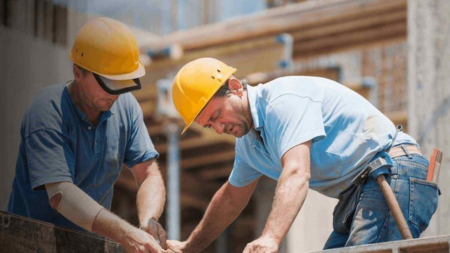 Contractor with tools